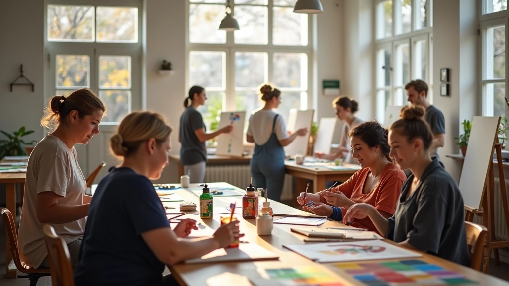 Community painting workshop